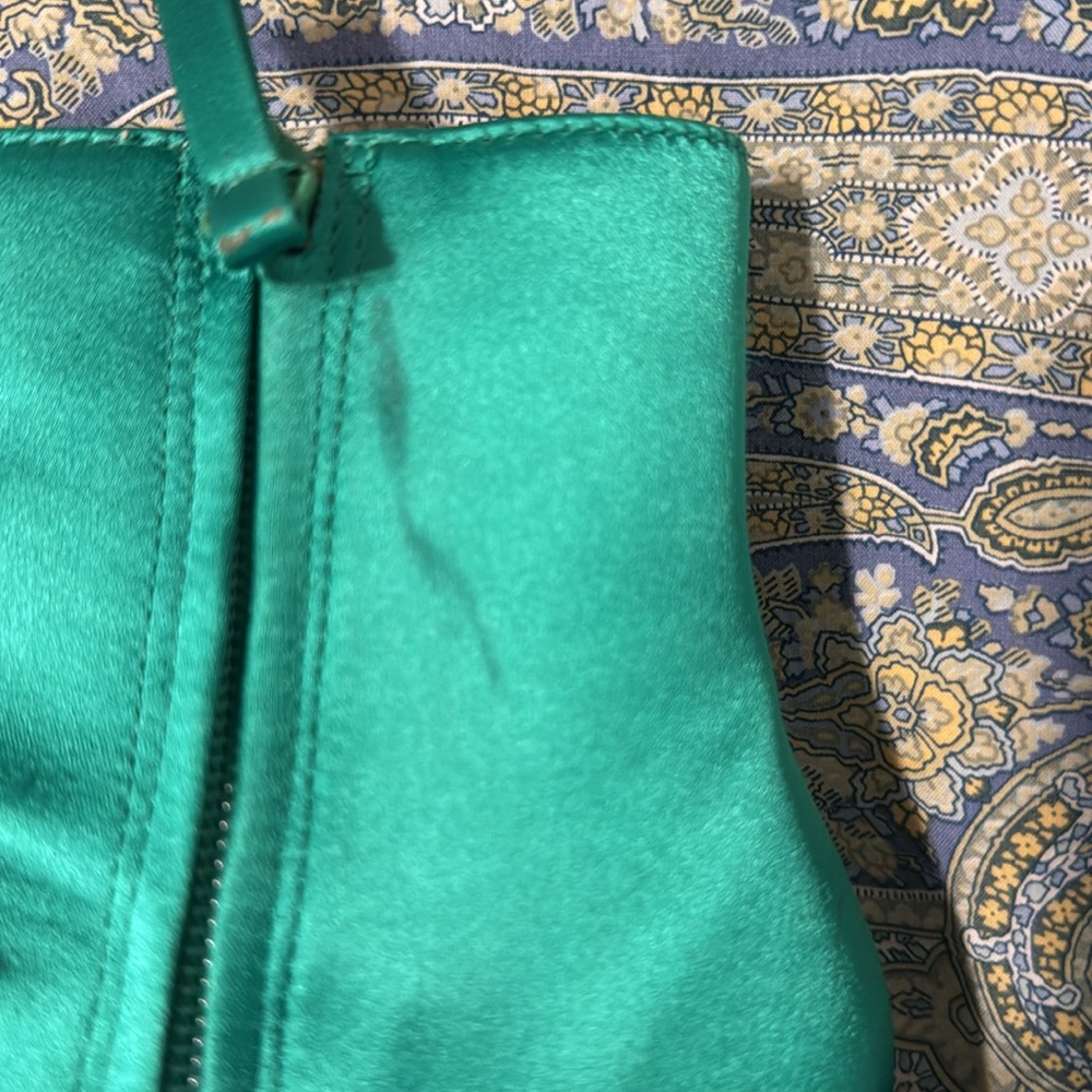 Zara Green Heeled Boots with Detailing sz 36(6) - Picture 3 of 7